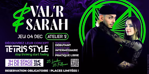 Atelier 2 concept Tetris Style avec Val'r et Sarah - Kizatours