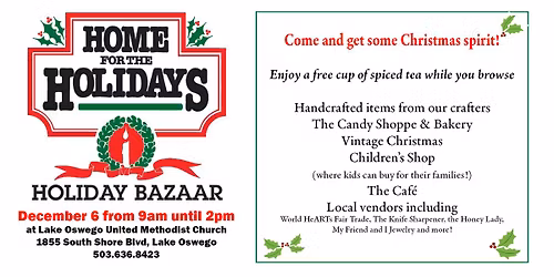 Home for the Holidays Bazaar