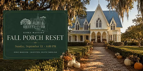 FALL PORCH RESET AT KIRKS MANSION