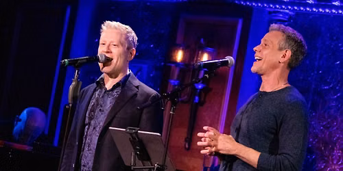 Adam Pascal and Anthony Rapp at Alys Robinson Stephens PAC