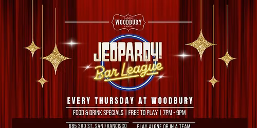 Jeopardy Bar League at Woodbury (Every Thursday)