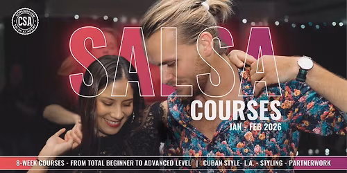 \ud83d\udd7a\ud83d\udc83 Salsa Courses - NEW Jan-Feb Season\ud83d\udc83\ud83d\udd7a