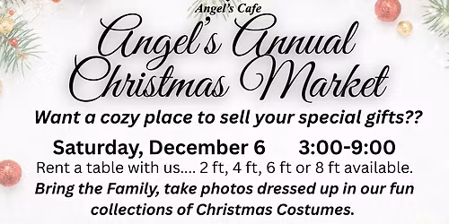 Angel's Annual Christmas Market