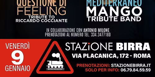 FROM ITALY WITH LOVE: OMAGGIO A RICCARDO COCCIANTE E MANGO