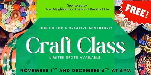 FREE Craft Class