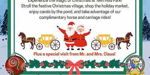 Crestview's Christmas Village in the Park