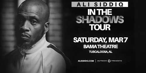 Ali Saddiq: In the Shadows Tour