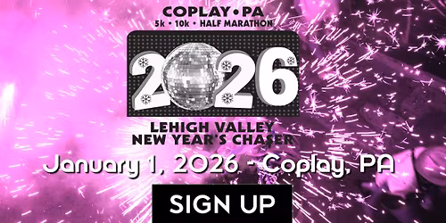 Lehigh Valley New Year's Chaser: Half Marathon, 10K & 5K