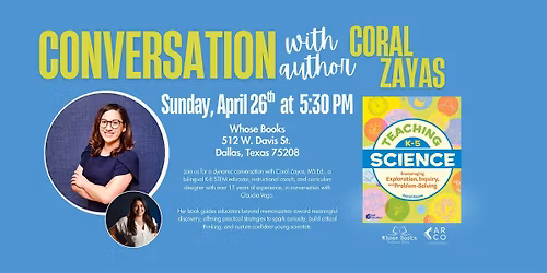 Conversation With Author Coral Zayas