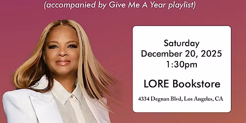 Give Me A Year Book Signing & Reading with Author Shonda Scott