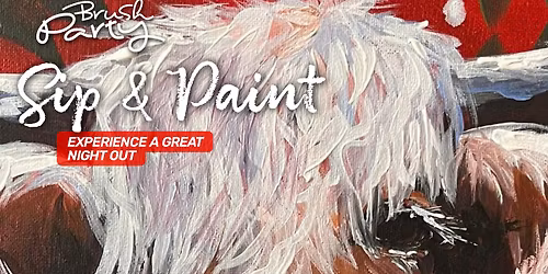 Join Brush Party with Jess to paint 'Ice Ice Angus' in Sheffield