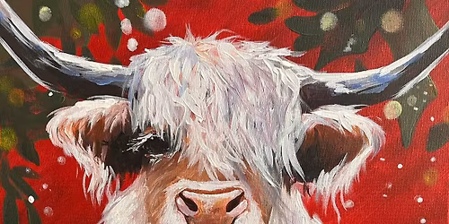 Join Brush Party with Jess to paint 'Ice Ice Angus' in Sheffield