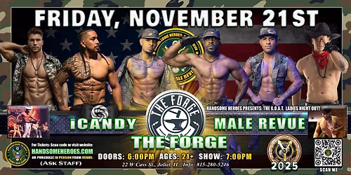 Joliet, IL - iCandy Male Revue @  The Forge