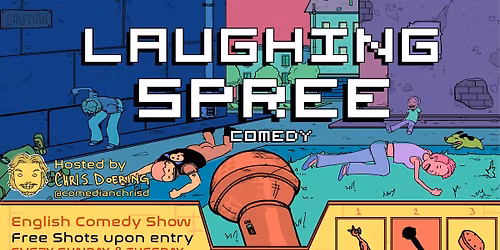 Laughing Spree: English Comedy on a BOAT (FREE SHOTS) 12.04.