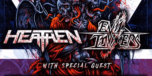 HEATHEN + EVIL INVADERS - 25th March 2027 - Audio Glasgow