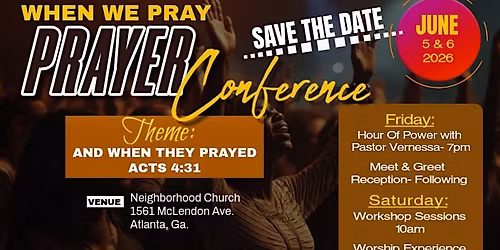 When We Pray Prayer Conference