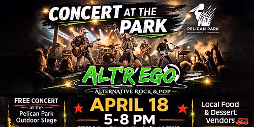 Concert at Pelican Park with ALT'R EGO