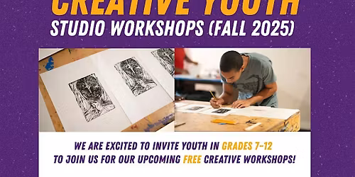 FREE Youth Studio Workshop - Reduction Printmaking