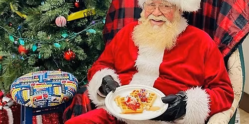 Waffles with Santa