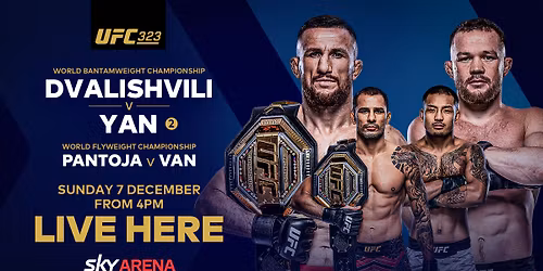 UFC 323        Dvalishvili V Yan