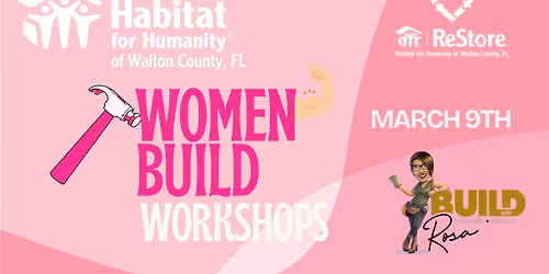 Women's Build Workshop - Build with Rosa - Monday, March 9th