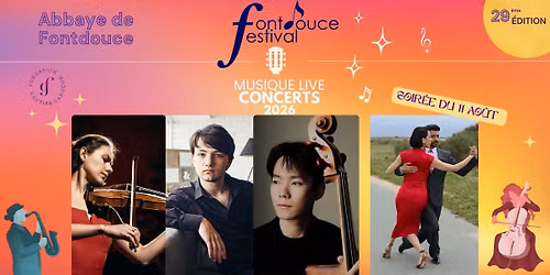 Festival de Fontdouce - Soir\u00e9e du 11 Ao\u00fbt - Classique & Tango
