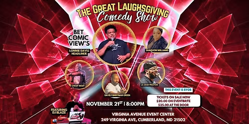 The Great Laughsgiving Comedy Show