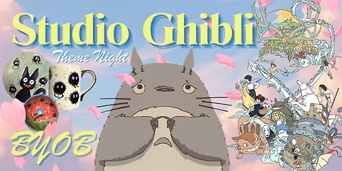 Studio Ghibli Themed Pottery Painting