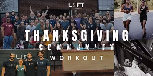 Thanksgiving Community Workout