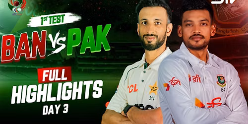 England vs Pakistan - 1st Test - Day 3 Tickets