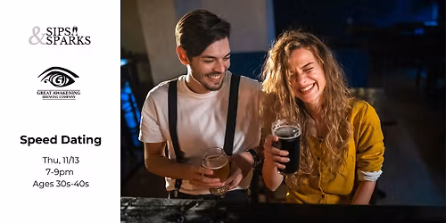 Speed Dating Ages 30s-40s in Westfield, MA at Great Awakening