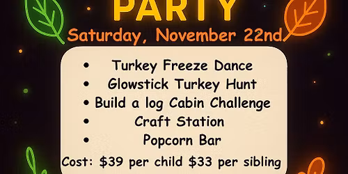 Gobble and Glow Party @WRTS-Tampa