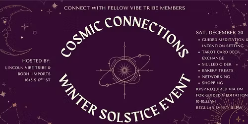 Vibe Tribe- Cosmic Connections Winter Solstice Celebration