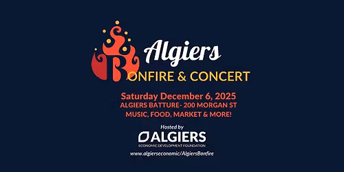 2025 Algiers Holiday Bonfire & Concert