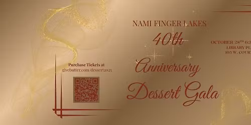 NAMI Finger Lakes 40th Anniversary Dessert Gala