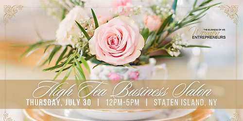 The Business of WE 2026 High Tea Business Salon
