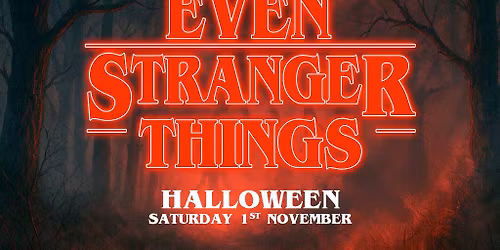 Even Stranger Things Halloween Upside Down Party