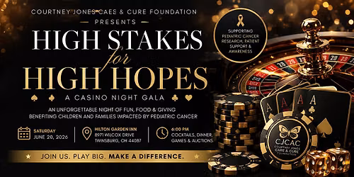CASINO NIGHT Pediatric Cancer Gaming & Dining Gala