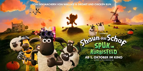 Neu im Kino: Shaun das Schaf - Spuk im K\u00fcrbisfeld | Kino Intimes Berlin