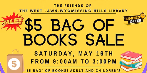 $5 Bag of Books Sale