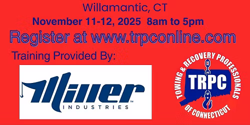 Advanced PFC Training hosted by Miller Industries. 