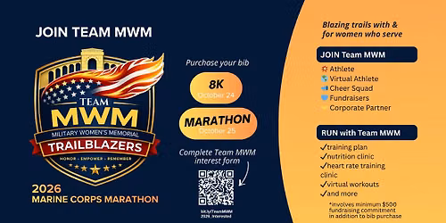 Team MWM Trailblazers - Marine Corps Marathon and 8K