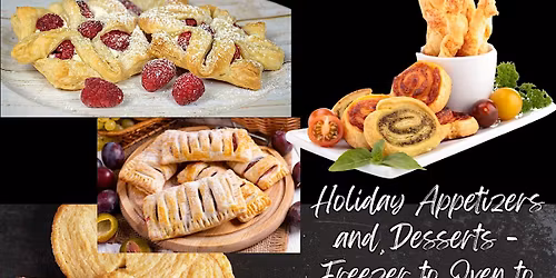 Holiday Puff Pastry Appetizers & Desserts:  From Freezer to Festive
