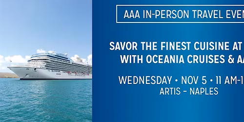 AAA PRESENTS OCEANIA CRUISES!