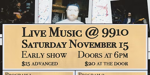 The Quintessonics November 15th at 9910
