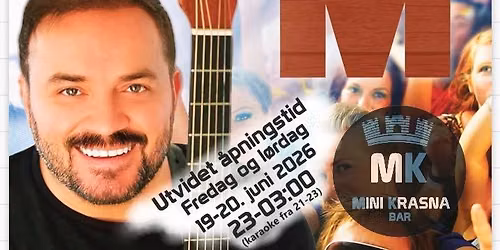 Live musikk med Tony M | Mini Krasna bar