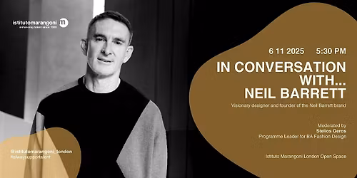 In Conversation With Neil Barrett