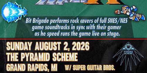 Bit Brigade Performs "Mega Man X" LIVE + Super Guitar Bros