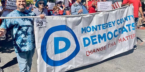 July 4th Parade March with Monterey County Democrats