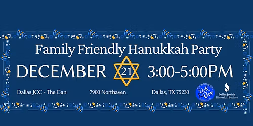 Family Friendly Hanukkah Party